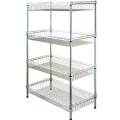 Multi-purpose storage shelves/Steel racking/Small wire shelf with wheels